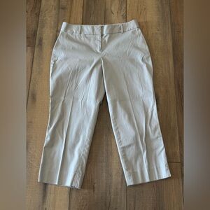 Talbots Womens Beige Capris Petites 8P Curvy